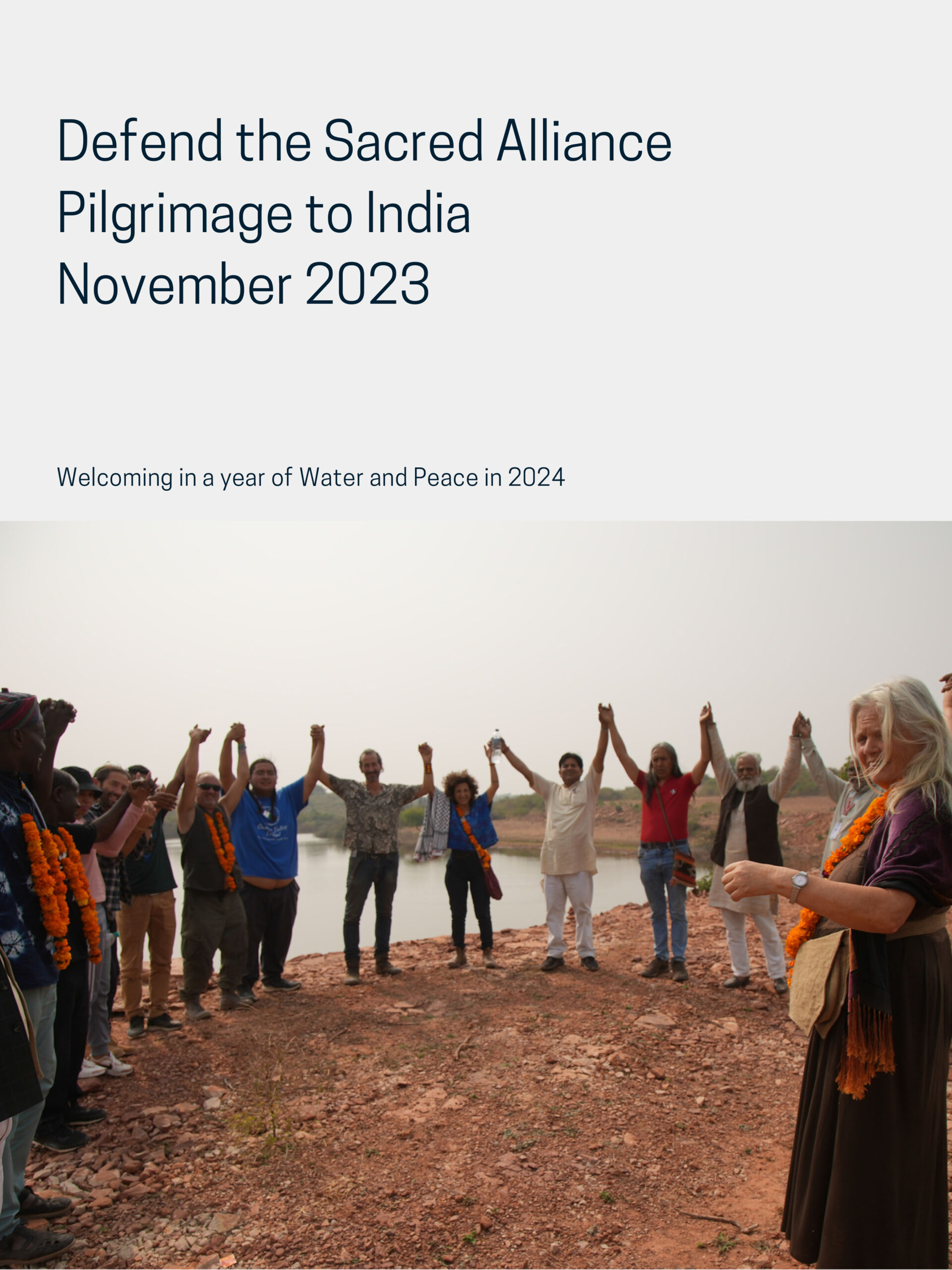 Pilgrimage Defend the Sacred Alliance with the Waterman of India Rajendra Singh